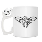 Кружка с футбольным мячиком