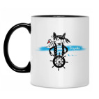 Кружка двухцветная