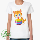 Женская футболка органик