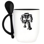 Кружка с ложкой