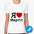 Женская спортивная футболка