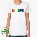 Женская футболка органик