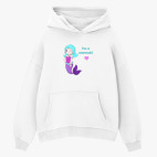 Толстовка худи оверсайз