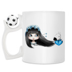 Кружка с футбольным мячиком