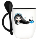 Кружка с ложкой