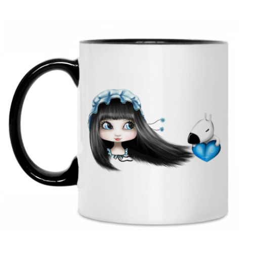 Кружка с принтом 'Сердце'