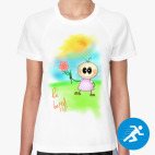 Женская спортивная футболка