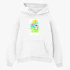 Толстовка худи оверсайз