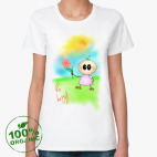 Женская футболка органик