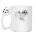 Кружка с футбольным мячиком