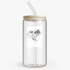 Банка с бамбуковой крышкой