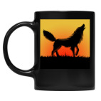 Кружка цветная UV-DTF