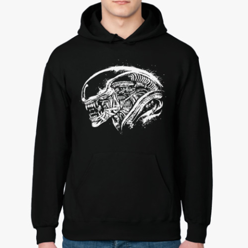 Толстовка худи с принтом Чужой