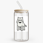 Банка с бамбуковой крышкой