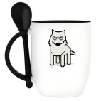 Кружка с ложкой