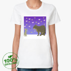 Женская футболка органик