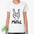 Женская футболка органик