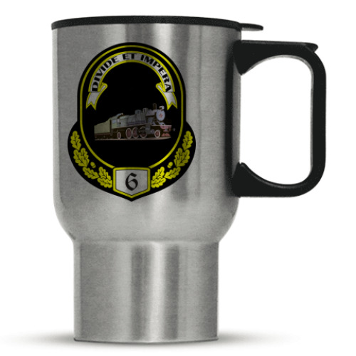 Кружка-термос с принтом Герб