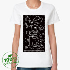Женская футболка органик
