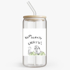 Банка с бамбуковой крышкой