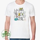 Мужская футболка органик