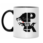 Кружка двухцветная