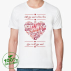 Мужская футболка органик