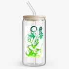 Банка с бамбуковой крышкой