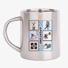 Кружка металлическая