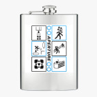 Фляжка стальная