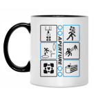 Кружка двухцветная