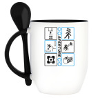 Кружка с ложкой