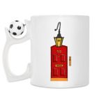 Кружка с футбольным мячиком