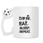 Кружка с футбольным мячиком