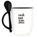 Кружка с ложкой