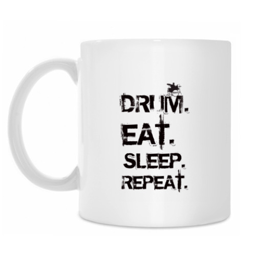 Кружка с принтом DRUM