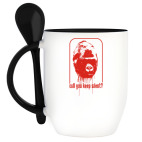 Кружка с ложкой