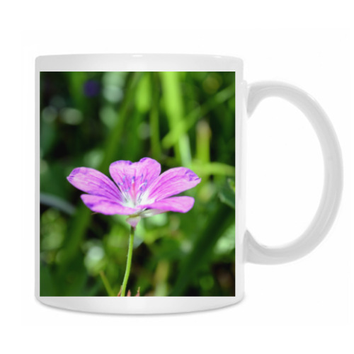 Кружка с принтом Цветок