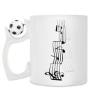 Кружка с футбольным мячиком