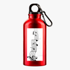 Металлическая бутылка 400 мл UV-DTF