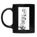 Кружка цветная UV-DTF