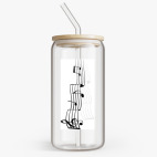 Банка с бамбуковой крышкой