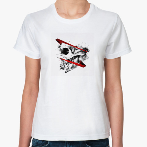 Классическая футболка с принтом Линия С