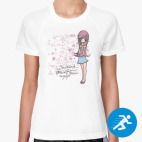 Женская спортивная футболка