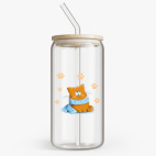 Банка с бамбуковой крышкой