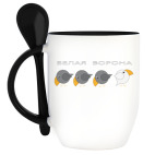 Кружка с ложкой