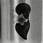 Тень с цветочком