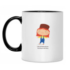 Кружка двухцветная