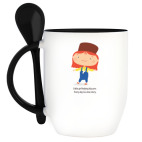 Кружка с ложкой