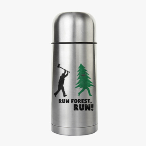 Термос Run forest run! New Year